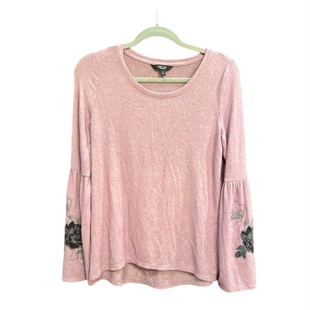 Simply Vera Lavender Top/Sweater w/Bell Sleeves XS